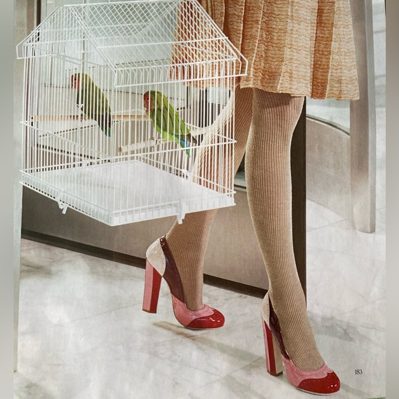 Miu Miu Naplak Patch in Red and Pink color way - SZ 38 US 7.5 - Picture 11 of 11